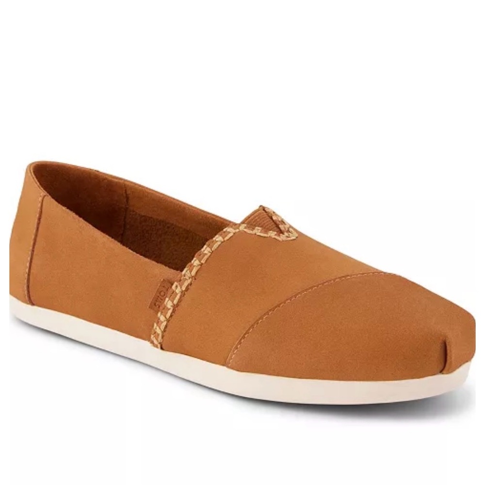 Toms Alpargata Tan Leather Espadrille: 8